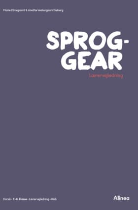 Sproggear 7.-8., Lærervejledning/Web, Lærervejledning med Tavlebog af Anette Vestergaard Søberg