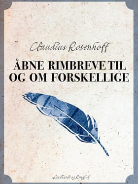 Åbne rimbreve til og om forskellige af Claudius Rosenhoff