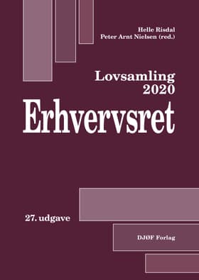 Lovsamling 2020 - Erhvervsret af Peter Arnt Nielsen (ansv. red.)