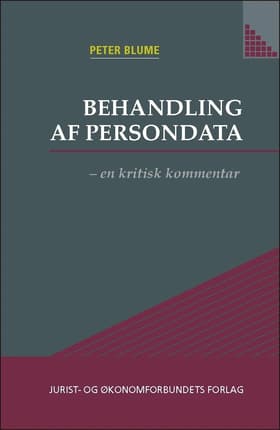Behandling af persondata af Peter Blume