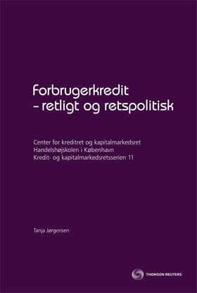 Forbrugerkredit - retligt og retspolitisk af Tanja Jørgensen