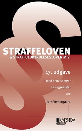 Straffeloven & straffuldbyrdelsesloven m.v. af Jørn Vestergaard