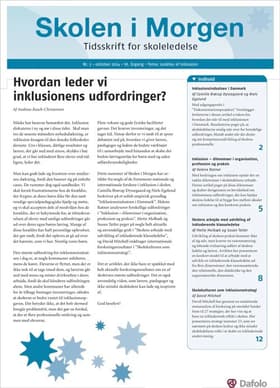 Skolen i Morgen. Nr. 2. 2014. 18. årgang. Tema: Ledelse af inklusion af David Mitchell