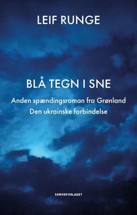 Blå tegn i sne af Leif Runge