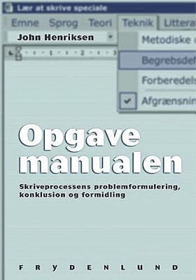 Opgavemanualen af John Henriksen