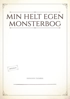 Min helt egen monsterbog af Thomas Geuken