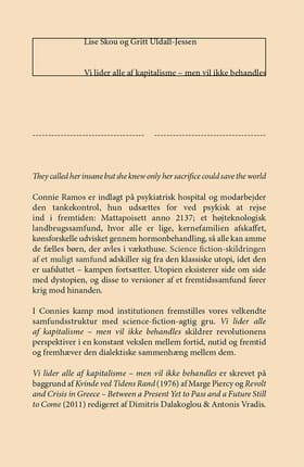 Vi lider alle af kapitalisme - men vil ikke behandles af Gritt Uldall-Jessen