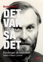 Det var så det